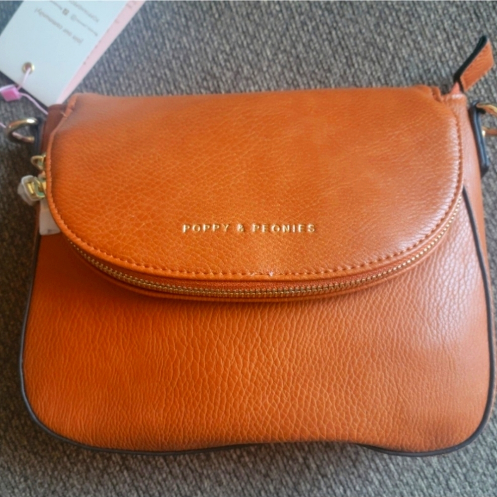 Vegan leather crossbody